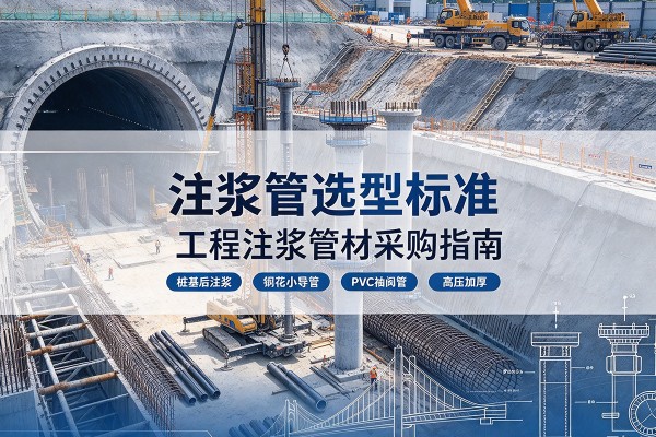 渭源注浆管选型标准