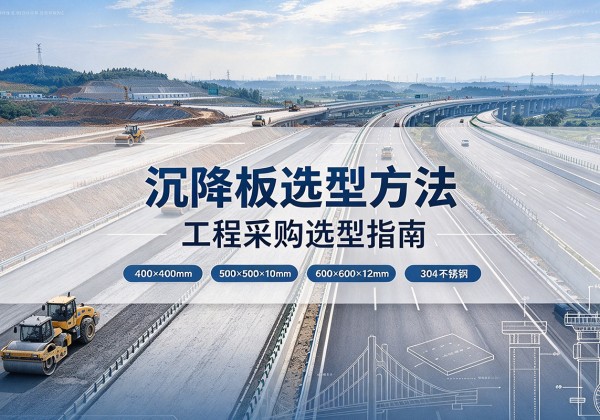 渭源沉降板选择方法